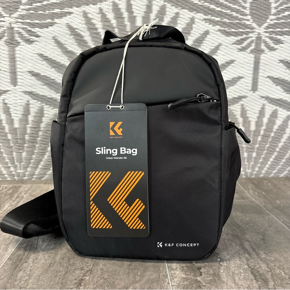 K&F Concept Urban Wander Q8 Camera Sling Bag 5L Black